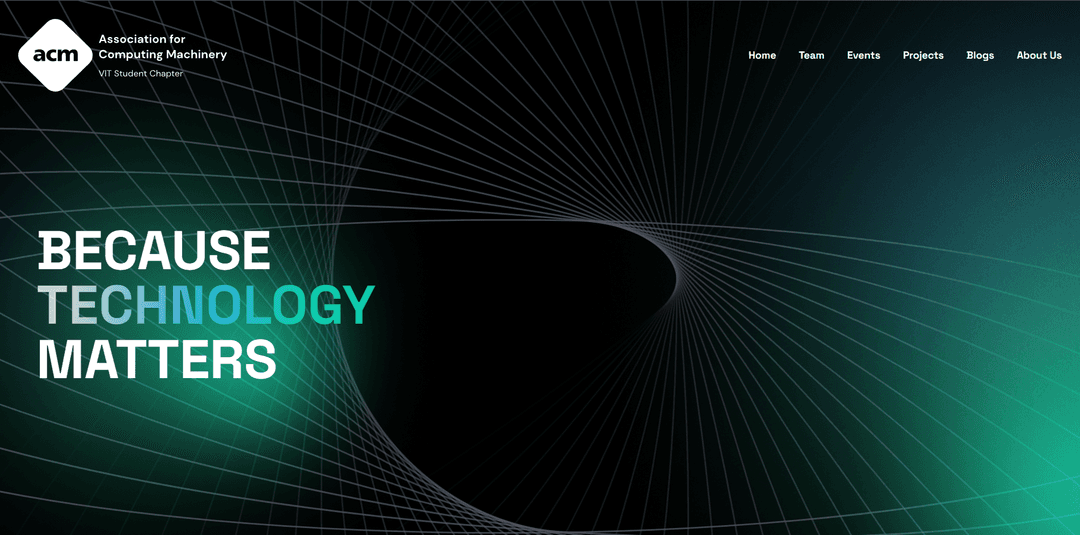 ACM-VIT Website